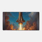 Een adembenemende Retro Fusion raket lancering Bureaumat (Voorkant)