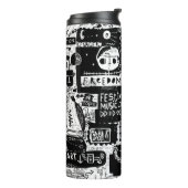 Een afbeelding dat een verscheidenheid van symbole thermosbeker (Gedraaid links)