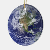 Een Afbeelding op Aarde Keramisch Ornament (Links)