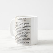 Een Afbeelding pijn Koffiemok (Voorkant links)