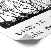 Een afbeelding van een joodse bruiloft poster (Hoek)