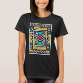 Eén Afrika – Ndebele – Zuid-Afrika & Zimbabwe - T-shirt (Voorkant)