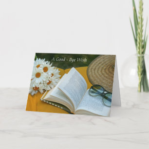 Een afscheidswens Gevouwen Wenskaart Kaart