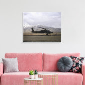 Een AH-64A Apache die opstart Canvas Afdruk (Insitu (Woonkamer))