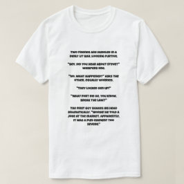Een AI-grap over een grap om je in de gevangenis t T-shirt