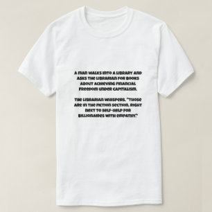 Een AI-grap over kapitalisme T-shirt