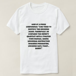 Een AI-grap over Loki probeert universum te vernie T-shirt