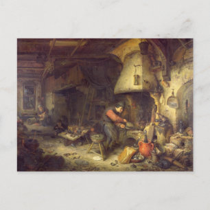 Een alchemicus, 1611 briefkaart