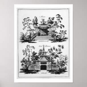 Een alcohol en een Cool Retreat, van 'Chinese Arch Poster