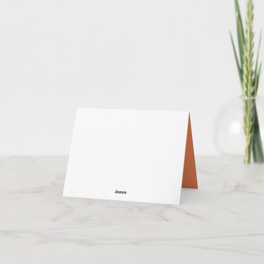 Een Aleph Bar Bat Mitzvah Dank je kaart (Achterkant)