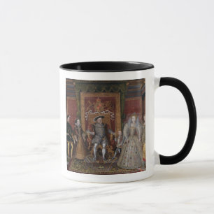 Een allegory van de Opvolging van de Tudor: De fam Mok