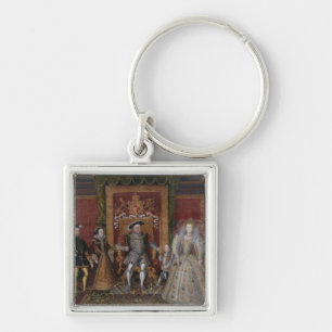 Een allegory van de Opvolging van de Tudor: De fam Sleutelhanger