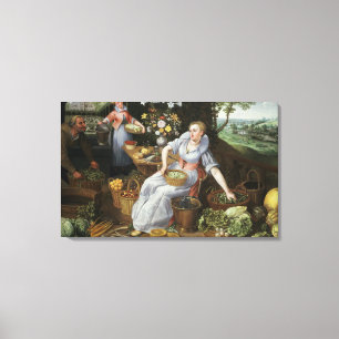 Een Allegory van de Zomer Canvas Afdruk