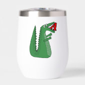 Een Alligator Baby Bodysuit. Leuke dierlijke alp (Voorkant)