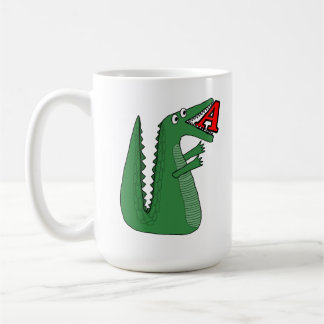 Een Alligator Baby Bodysuit. Leuke dierlijke alp Koffiemok