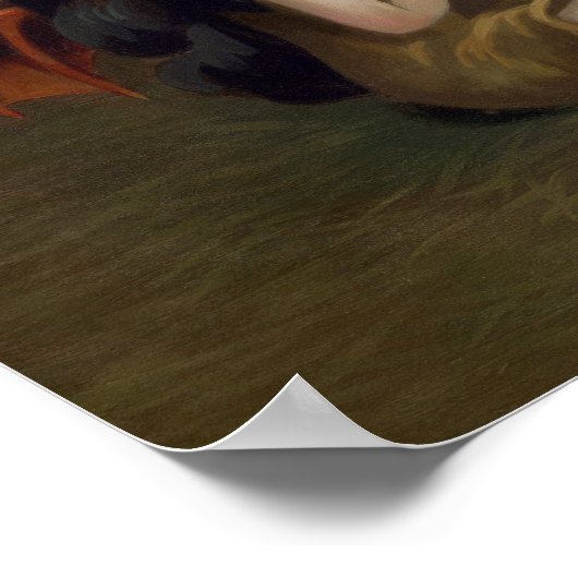 Een Alligator-fee Art Print (Hoek)