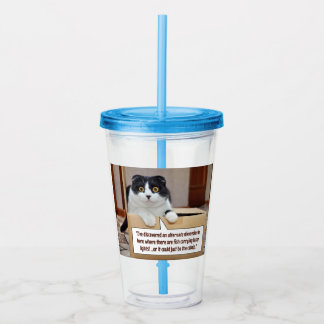 Een alternatieve dimensie acryl drinkbeker
