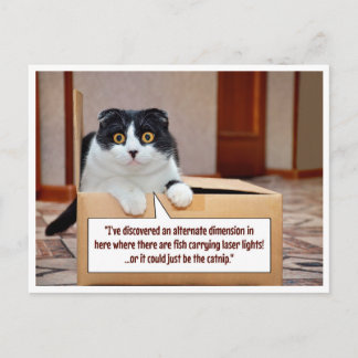 Een alternatieve dimensie briefkaart