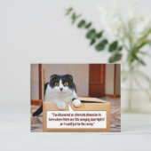 Een alternatieve dimensie briefkaart (Staand voorkant)