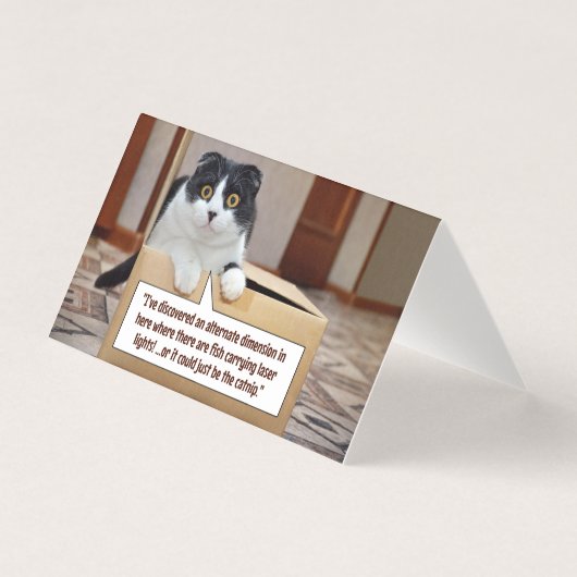 Een alternatieve dimensie kaart (Voorkant)