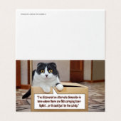 Een alternatieve dimensie kaart (Buitenkant ongevouwen)