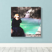 Een alternatieve realiteit 1 canvas afdruk (Insitu (Houten vloer))