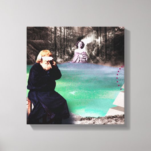 Een alternatieve realiteit 1 canvas afdruk (Voorkant)