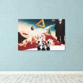 Een alternatieve realiteit 2 canvas afdruk (Insitu (Houten vloer))