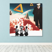 Een alternatieve realiteit 2 canvas afdruk (Insitu (Houten vloer))