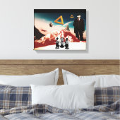 Een alternatieve realiteit 2 canvas afdruk (Insitu (Slaapkamer))