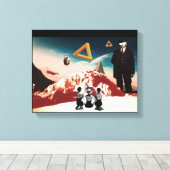 Een alternatieve realiteit 2 canvas afdruk (Insitu (Houten vloer))