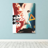 Een alternatieve realiteit 2 canvas afdruk (Insitu (Houten vloer))