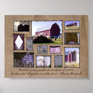 Een Amerikaans pictogram Poster