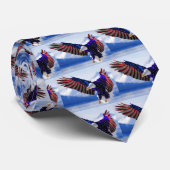 Een Amerikaanse adelaar Stropdas (Opgerold)