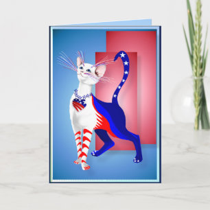 Een Amerikaanse Cat Kaart