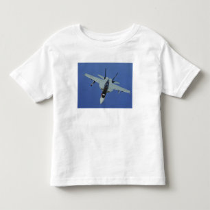 Een Amerikaanse marine F/A-18F Super Hornet tijden Kinder Shirts