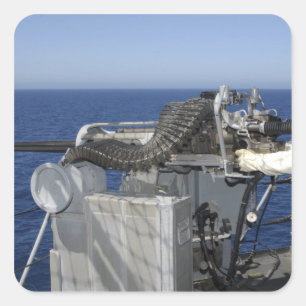 Een Amerikaanse marine Gunner's Mate Vierkante Sticker