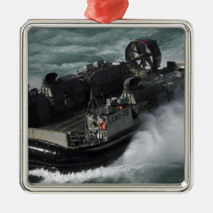 Een Amerikaanse marine landings Craft Air Cushion Metalen Ornament