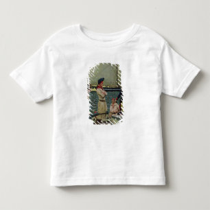 Een Amerikaanse privateer die een Britse prijs inn Kinder Shirts