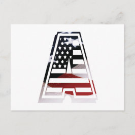 Een Amerikaanse scriptfab cool Briefkaart