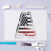 Een Amerikaanse scriptfab cool Tissuepapier (Craft)