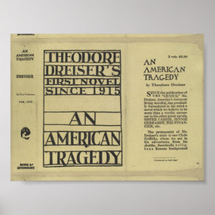 Een Amerikaanse tragedie (1926)-dwangbuis Poster