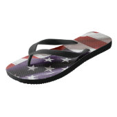 Een Amerikaanse vlag - Oude glorie Teenslippers (Schuin)