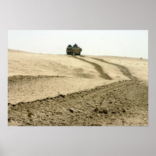 Een amfibievoertuig poster (Voorkant)