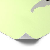 Een Anabisetia dinosaurus op de fiets. Poster (Hoek)