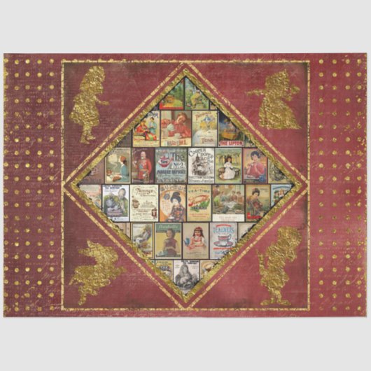 Een ander Alice in het Ontwerp van de Reeks van Wo Tissuepapier (Voorkant)