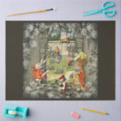 Een ander Alice in het Ontwerp van de Reeks van Wo Tissuepapier (Craft)