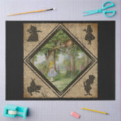 Een ander Alice in het Ontwerp van de Reeks van Wo Tissuepapier (Craft)