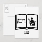 Een ander boek van John verse 1:2 Briefkaart (Voorkant / Achterkant)