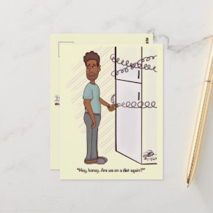 Een ander dieet voor vrouwen briefkaart